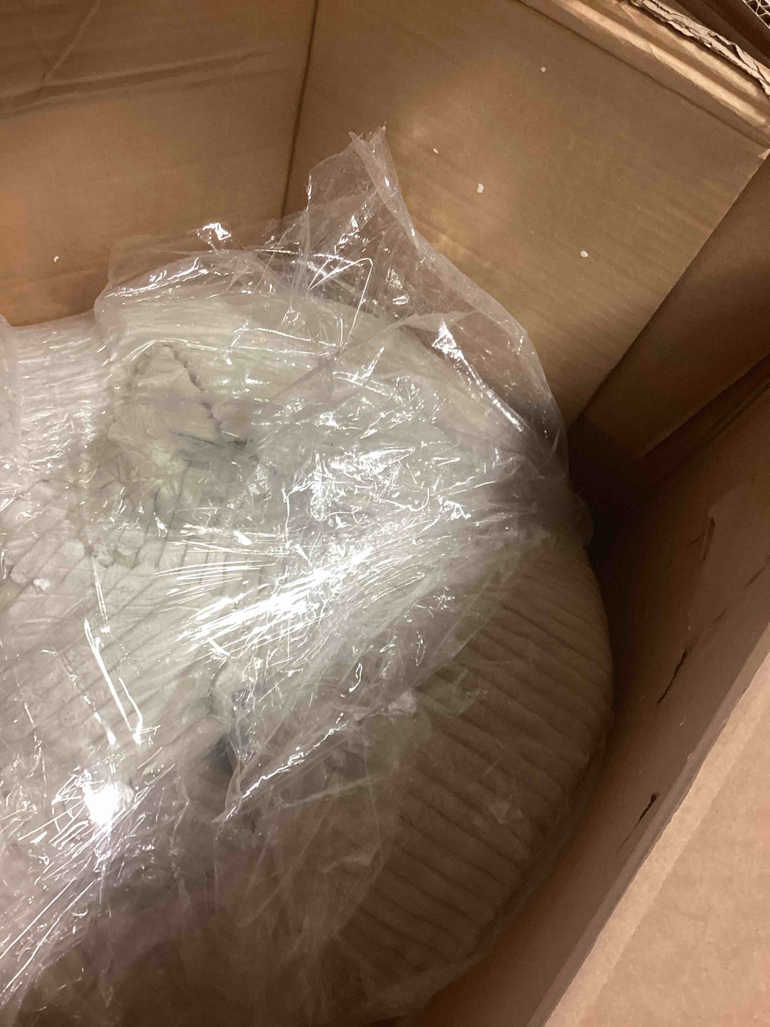 Condition photo showing As Is for 99" Boneless L Shape sectional Cloud Couch(Incomplet)