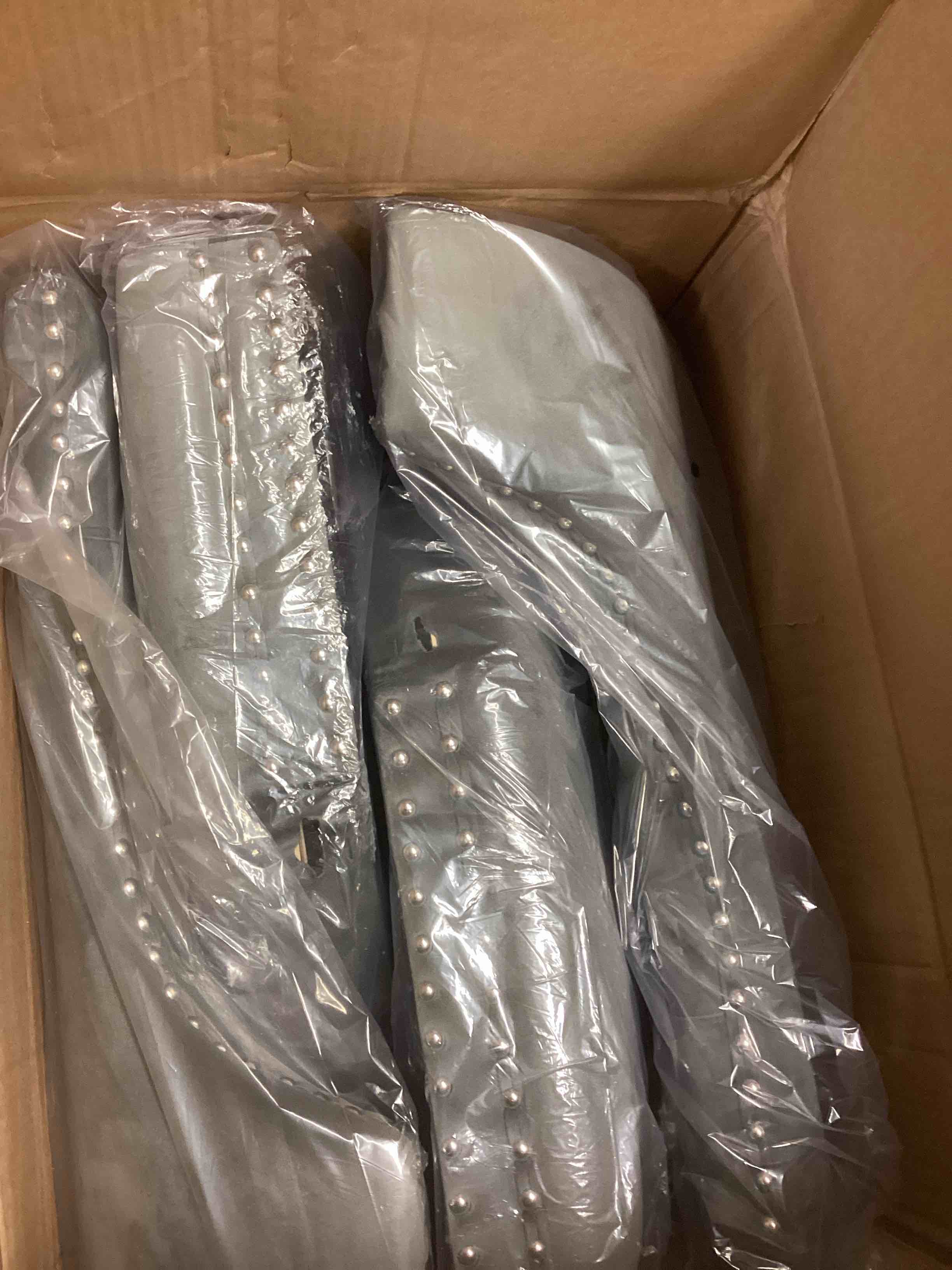 Condition photo showing Good Condition for (Only Chairs)62.99-78.74" Expandable Dining Table Set For 2-8 People Gray Set of 2