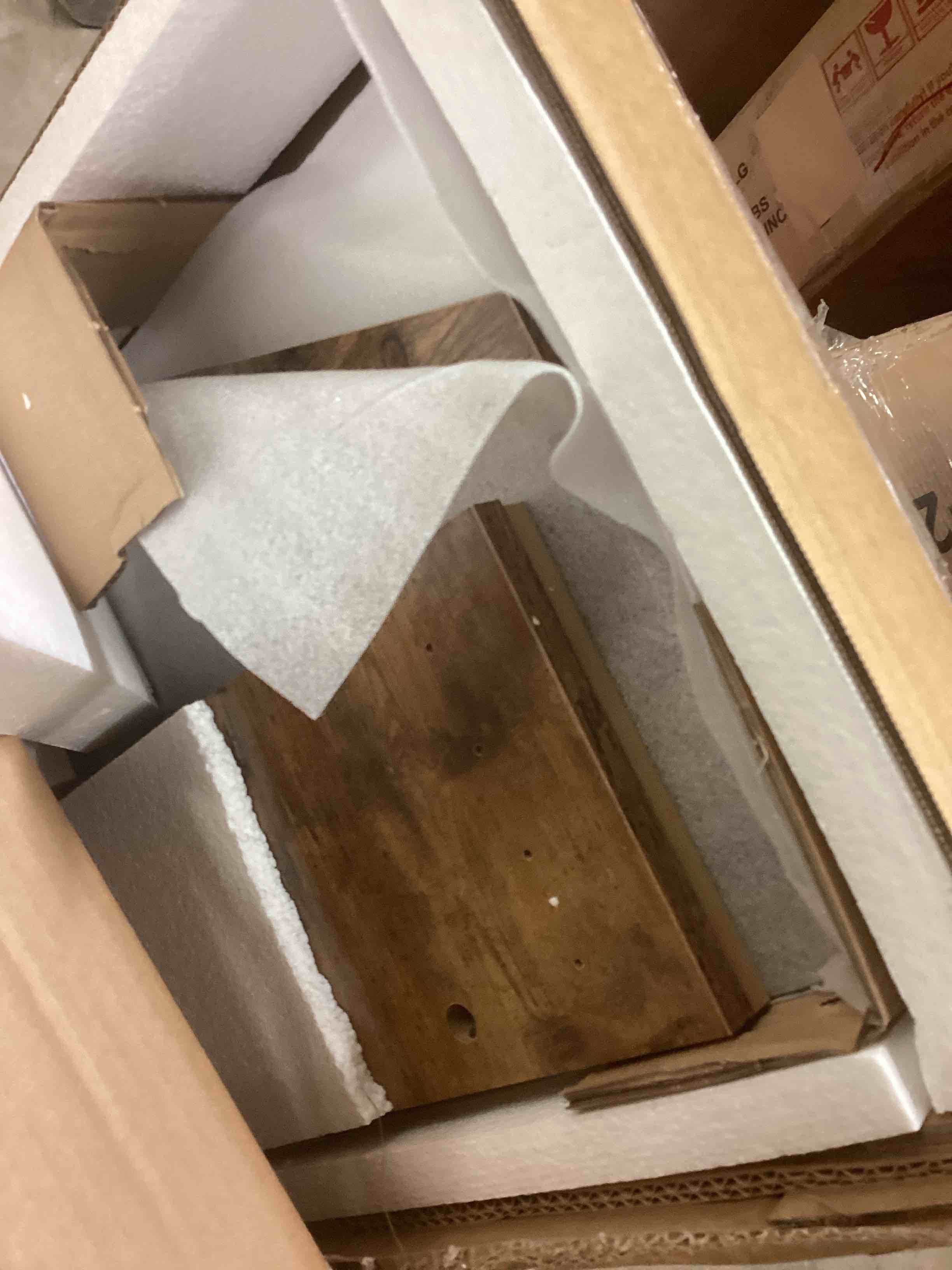 Condition photo showing Good Condition for Assaad Floating TV Stand for TVs up to 55" Brown