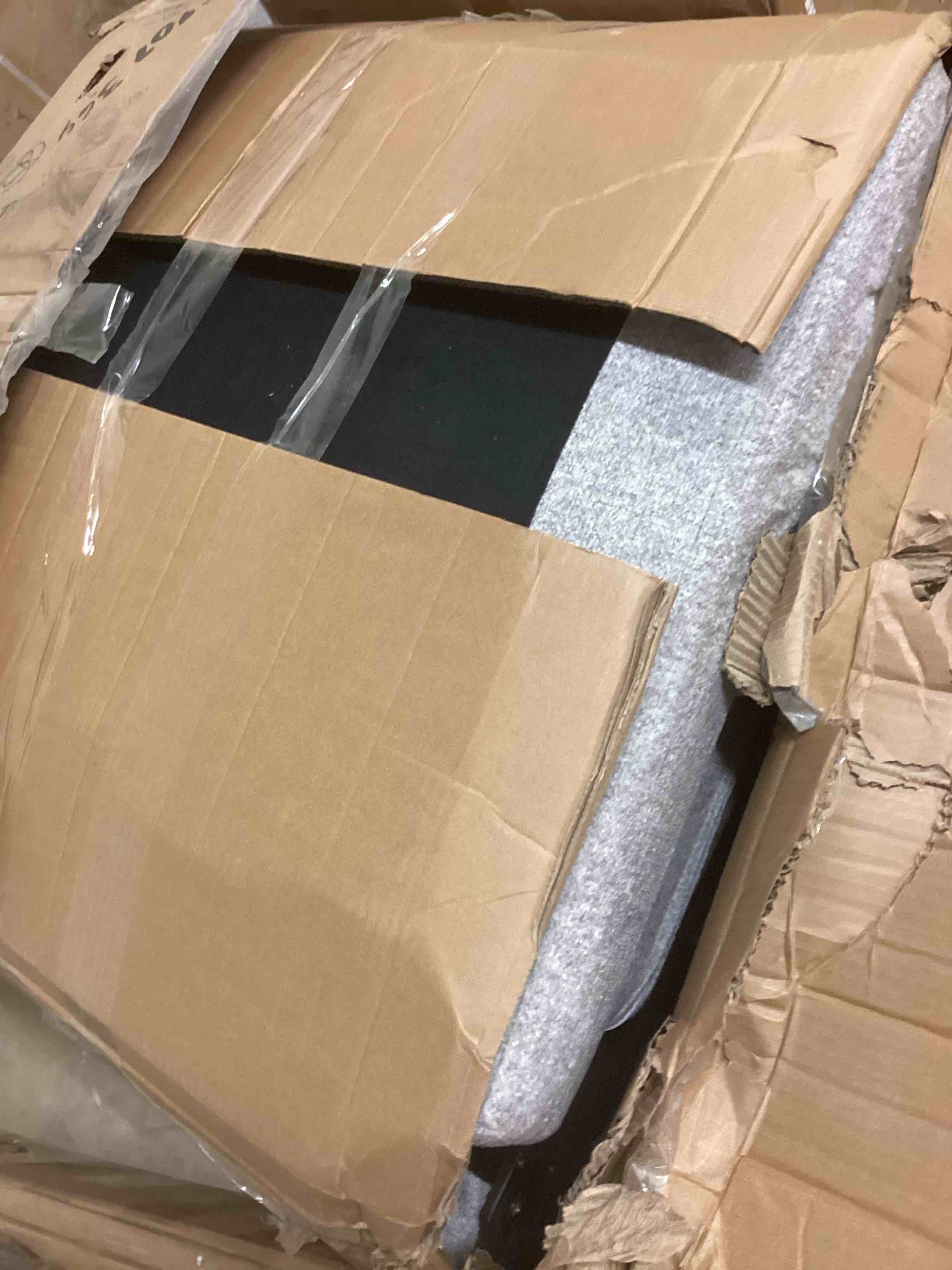 Condition photo showing Good Condition for 84 Inch L-Shape Sleeper Sofa Gray(Incomplet)