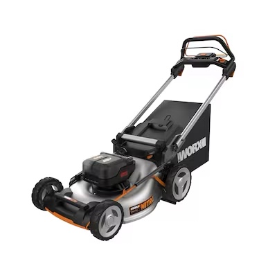 WORX Nitro Power Share 40-volt, 21-in Self Propelled Walk Mower with (2 x 20-volt) 