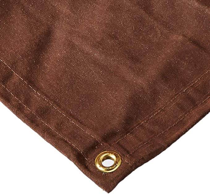 Brown fabric canvas