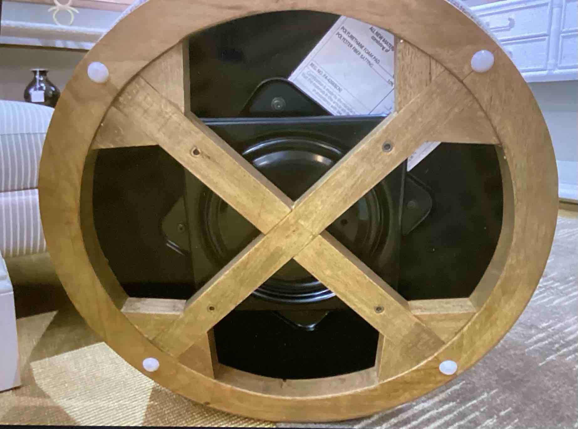 Swivel barrel chair base