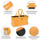 baileine zipper utility tote, orange 