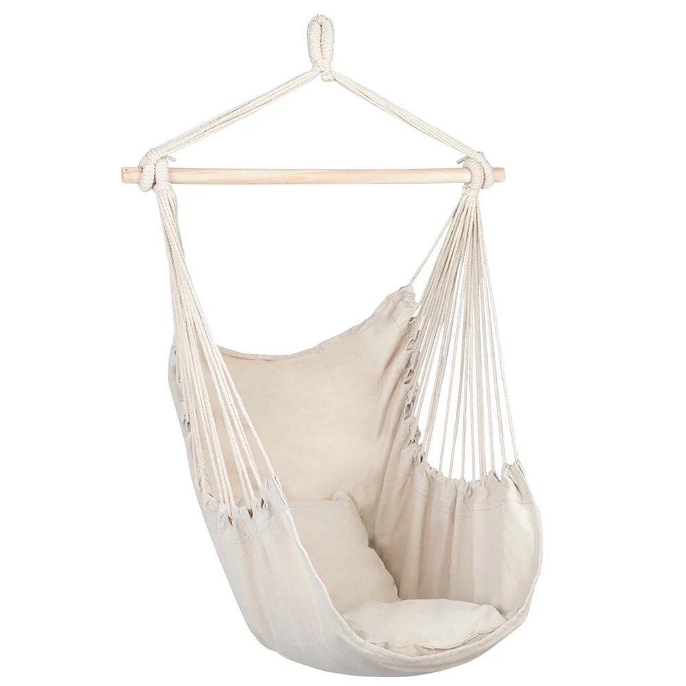 Segmart Hanging Chair, Beige
