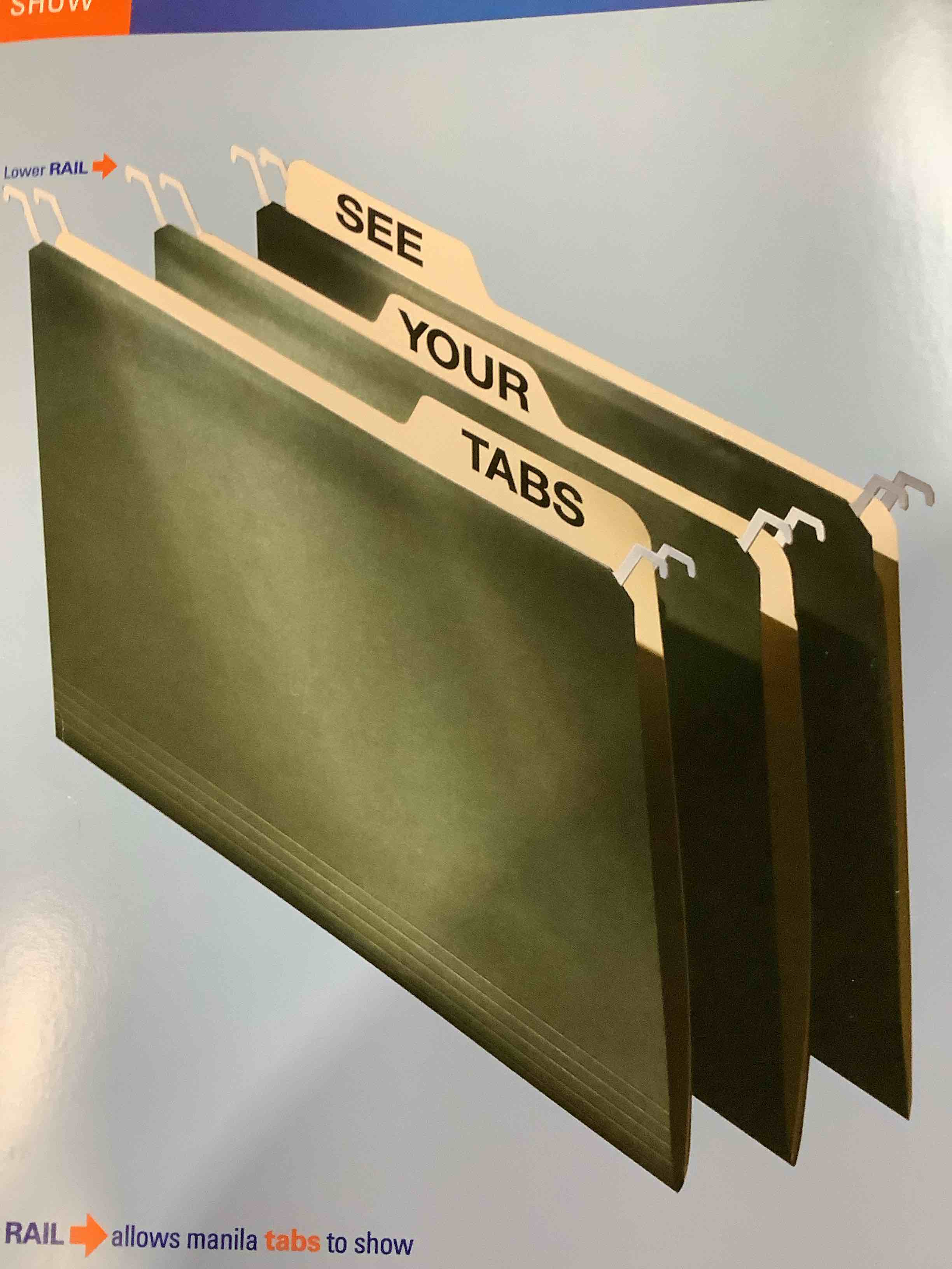 Hanging File Folders for Filing Cabinet Storage - Pack of 20, Legal-Sized File Folder Set for Documents and Valuables - Filing Products for Organization, Back to School Supplies, Green
