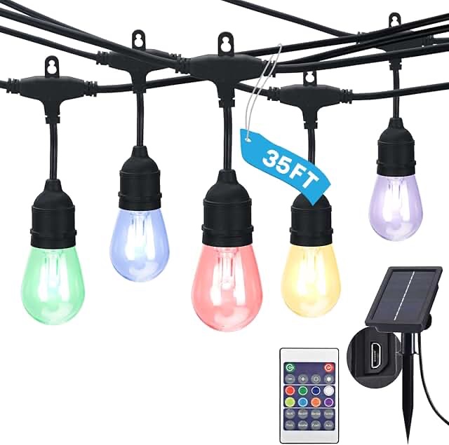 Westinghouse 36 feet LED solar color, changing string lights
