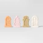 4pk 17.6" Foam Tombstones Neutrals Halloween Decorative Prop - Hyde & EEK! Boutique™