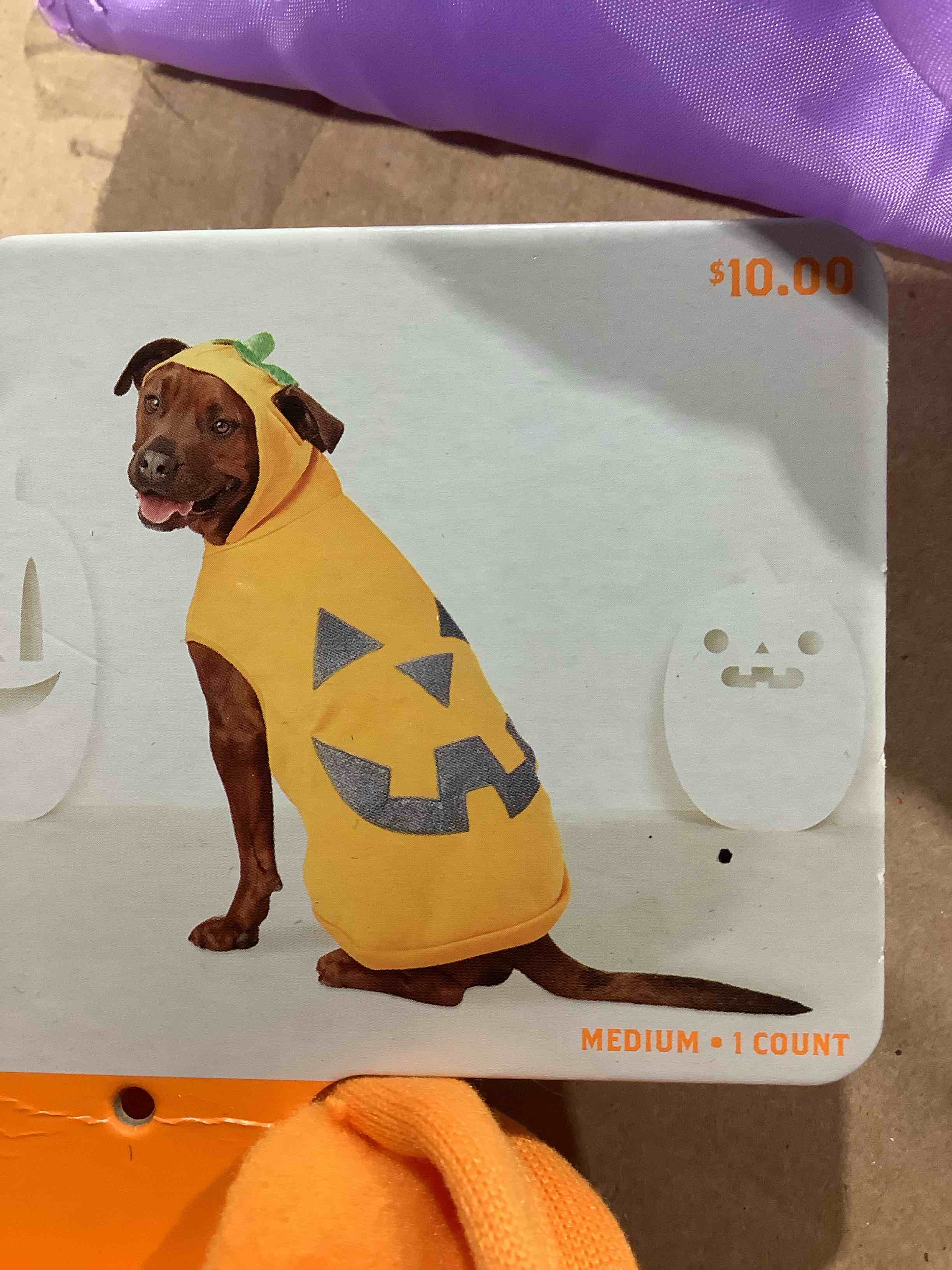 Reflective Size Medium Halloween Jack-o'-lantern Pumpkin Hoodie Dog Costume - M - Hyde & EEK! Boutique™
