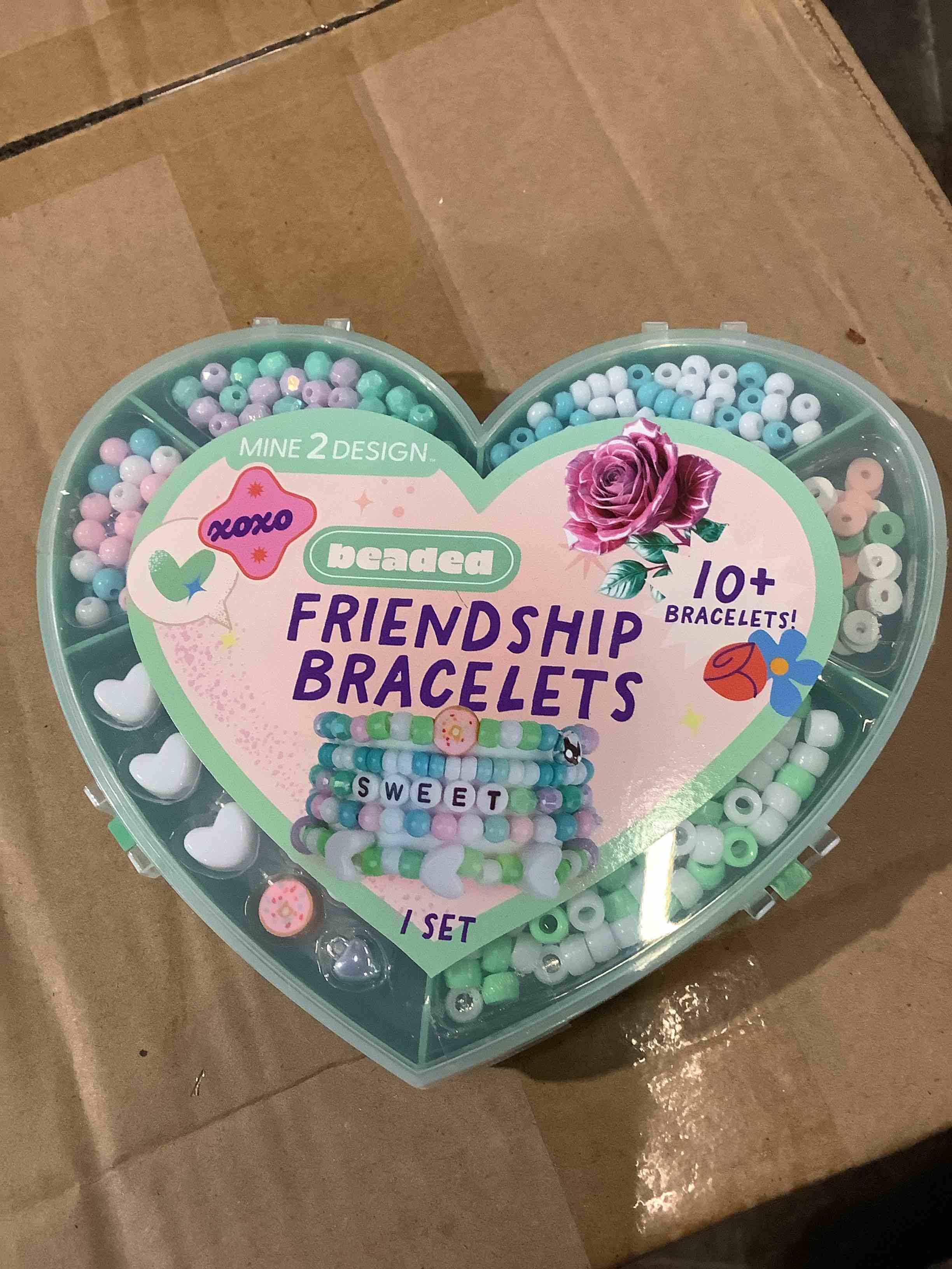 Beaded friendship bracelet makes up to 10+ bracelets