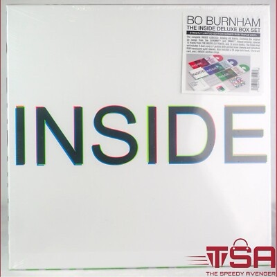 Bo Burnham INSIDE SIGNED! Deluxe RGB Version Triple Vinyl Record Box Set