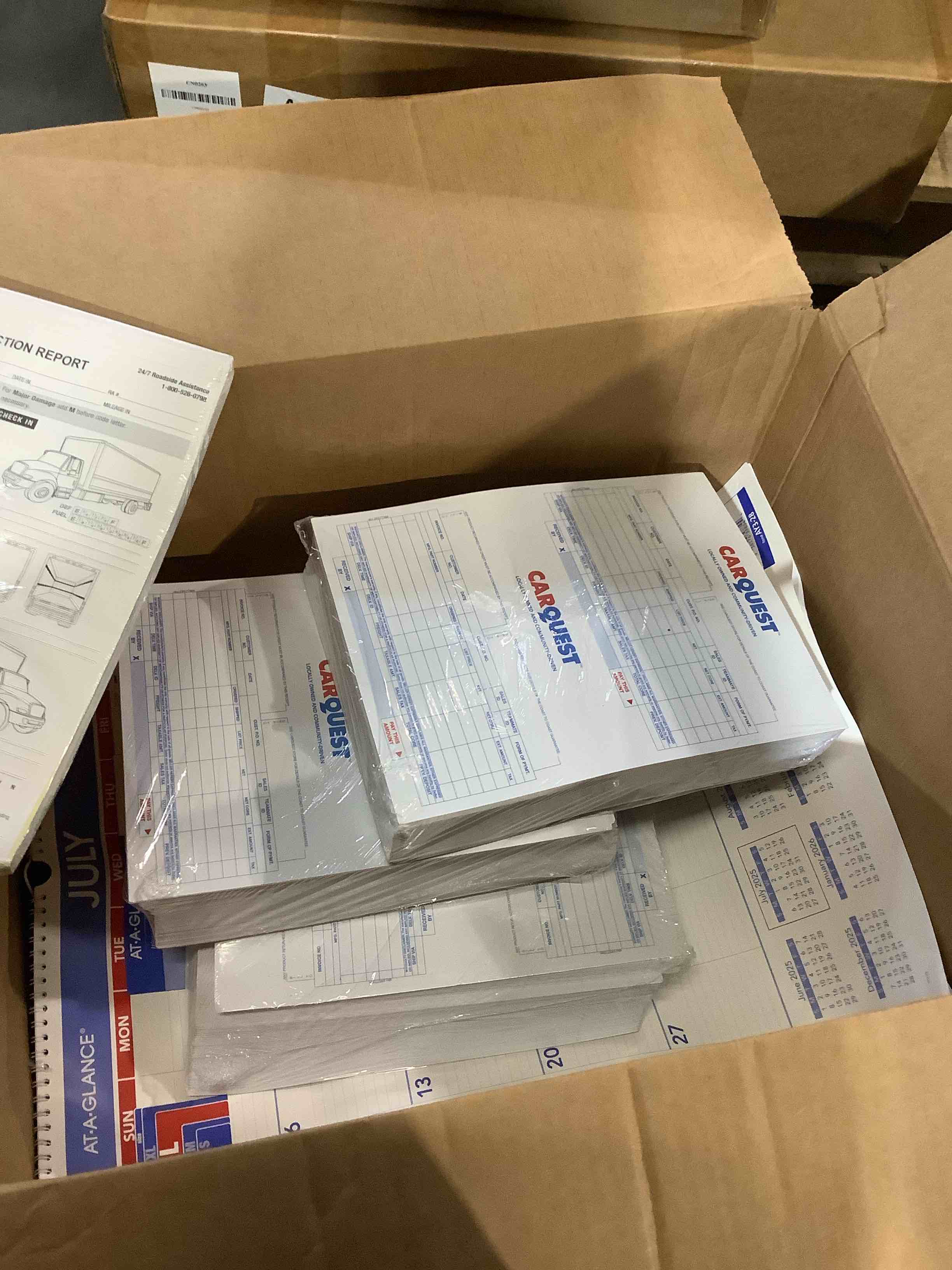  Assorted Carquest and Penske forms for one bid
