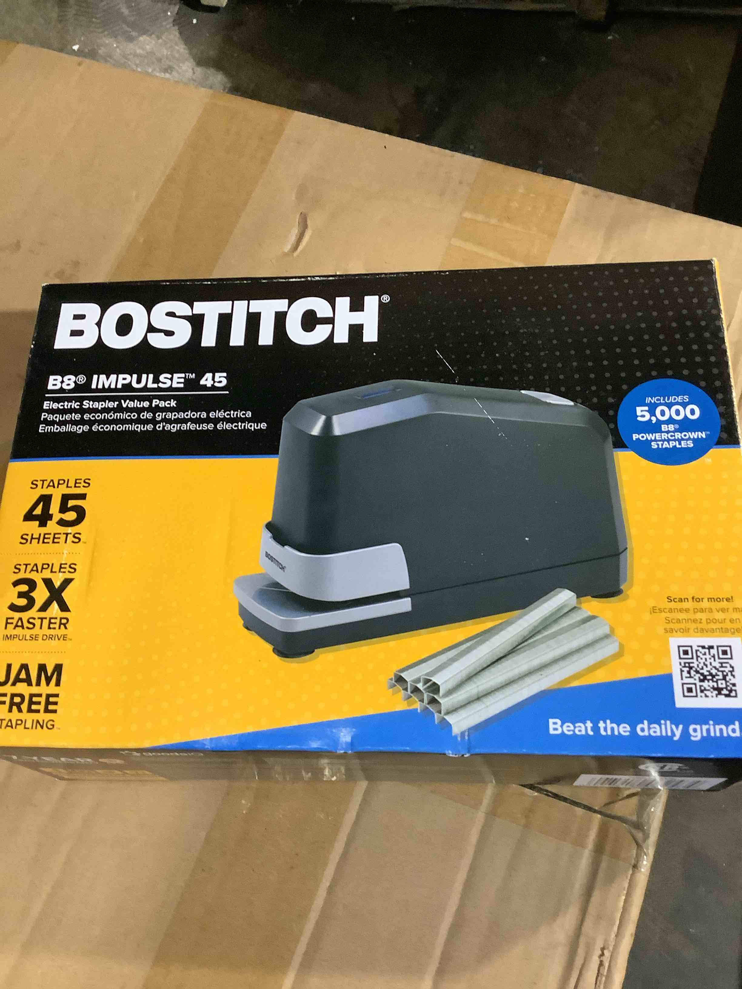 Bostitch® B8® Impulse™ 45 Electric Stapler, Black
