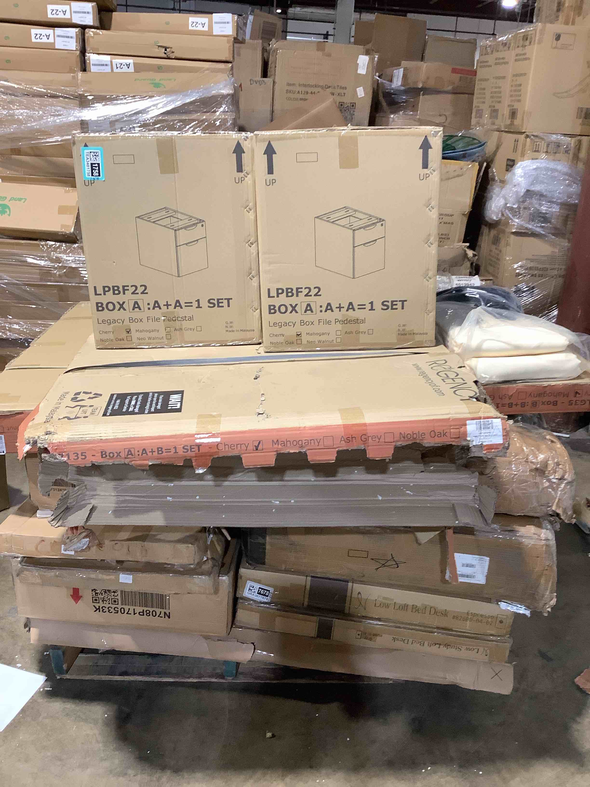 Pallet of Assorted Furniture and Goods