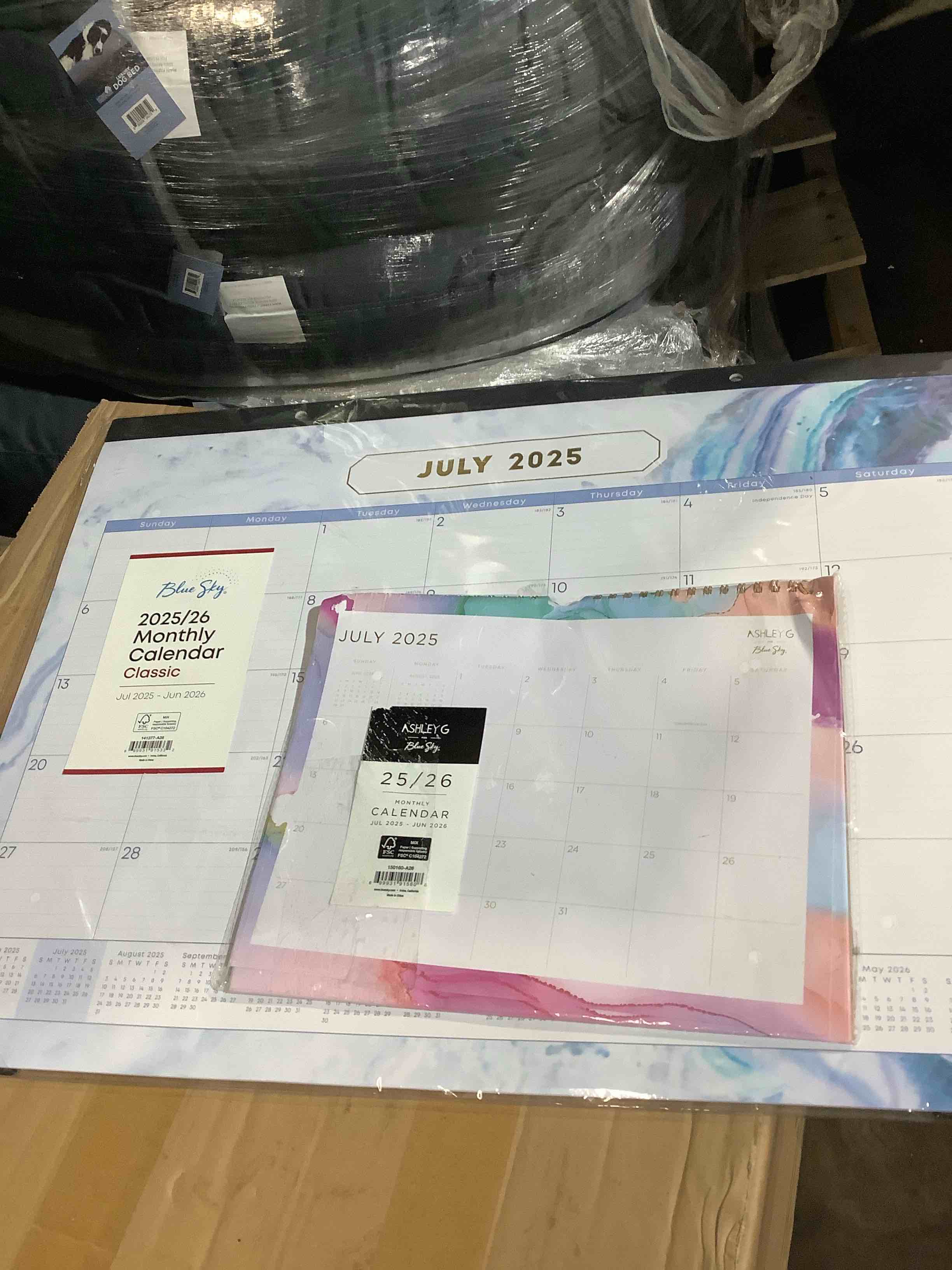 2 desk type calendars 2025-2026