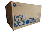 georgia-pacific pacific blue basic, 1-ply c-fold paper towels by gp pro, white, 20603, 2,400 towels/pack,10 packs/case