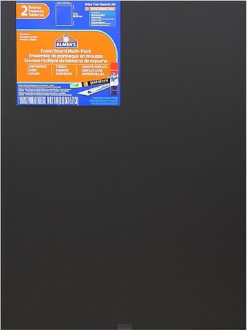 Elmer’s Foam Board 24” x 36”, Black
