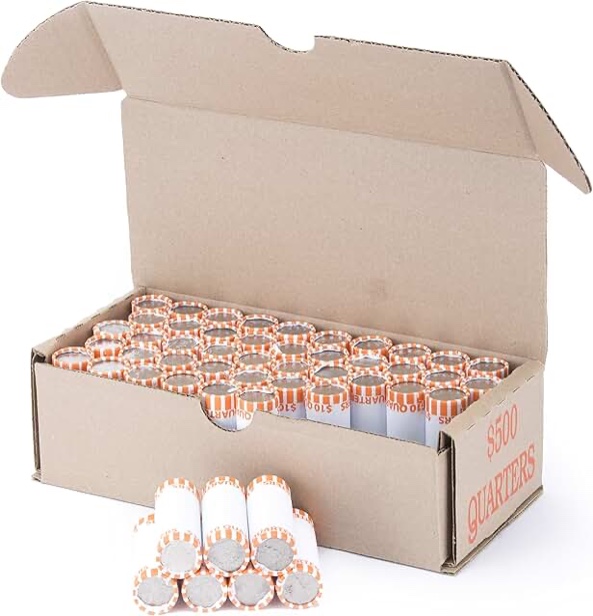 DIE CUT COIN QUARTER BOXES