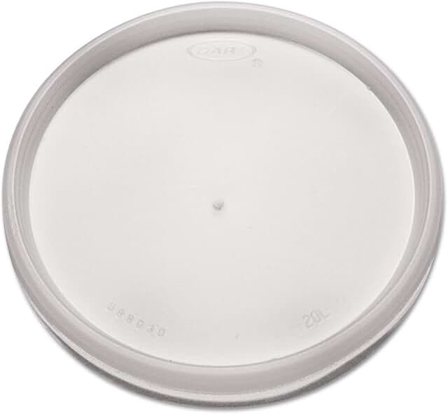 DART 20JL Plastic Lids for 8 12 16oz Hot/Cold Foam Cups Vented 1000/Carton