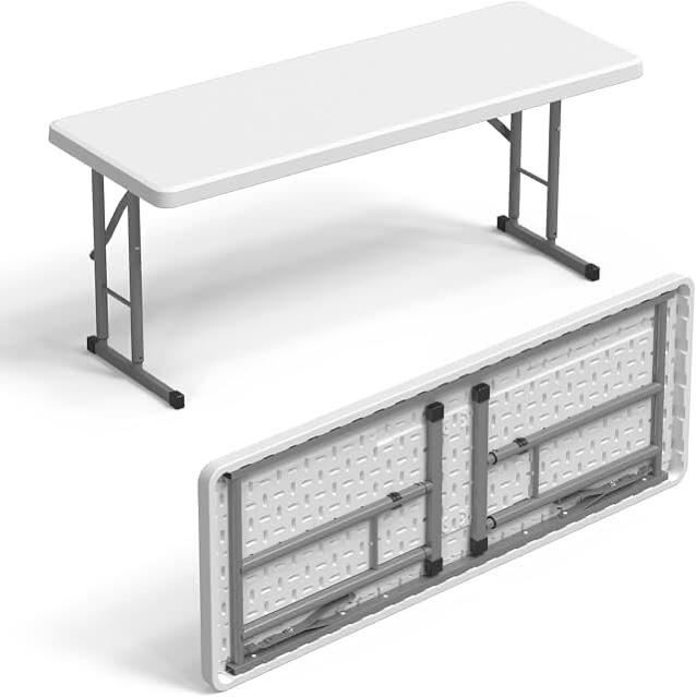 4’ x 2’ narrow white table