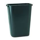 Rubbermaid Commercial  RCP295700BK  41 QT Large Deskside Wastebasket  1 Each  Black