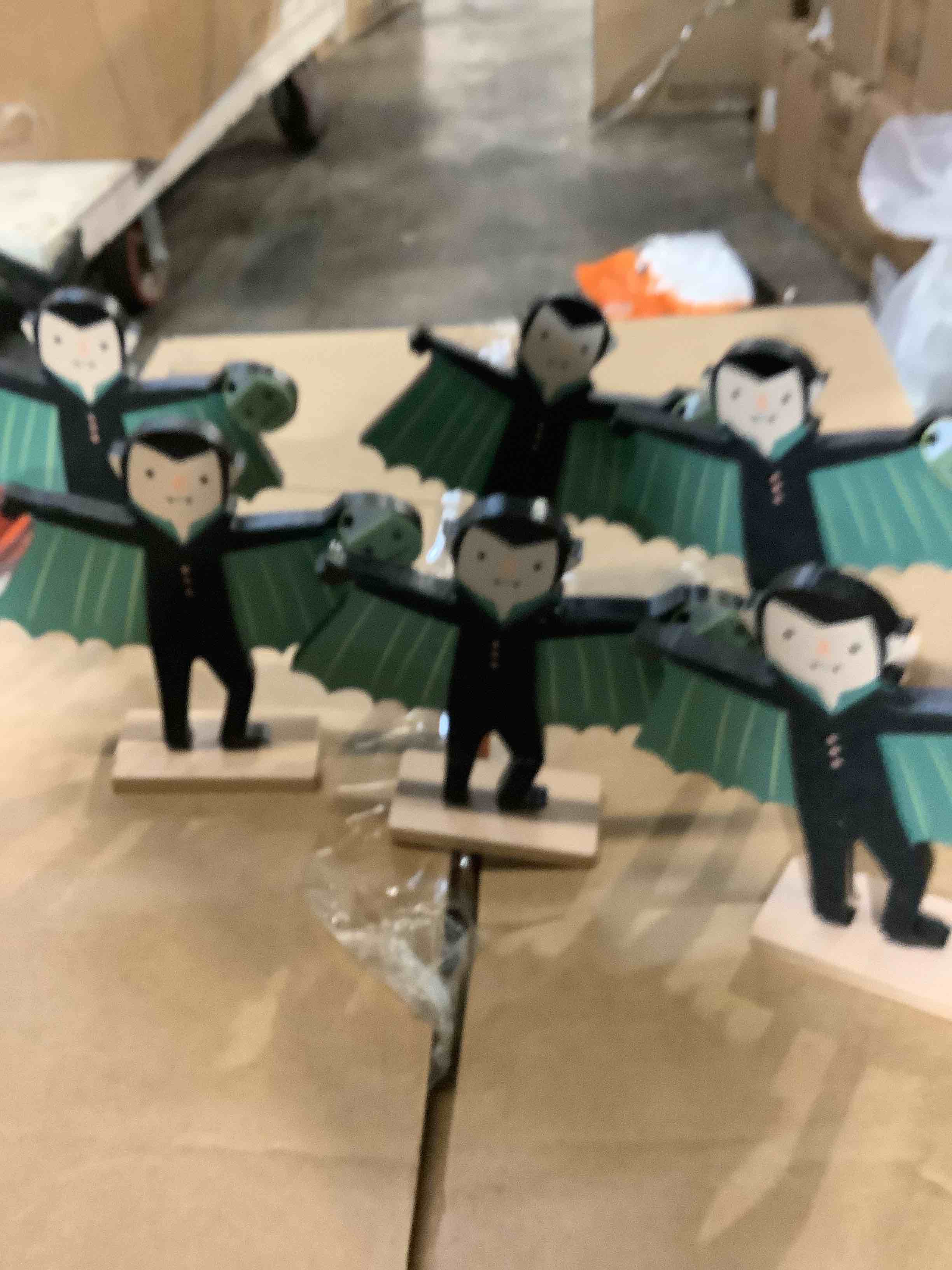 Hyde and EEK HALLOWEEN DECORATIONS, Grade 4 name tags at a table for kids