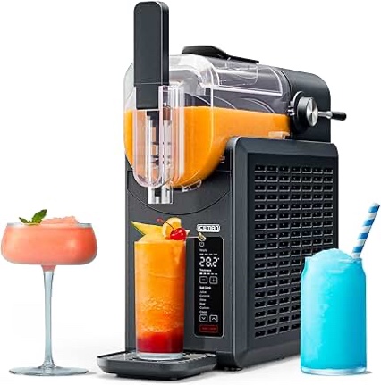 Iceman by Chefman Slush-Ease Slushie Machine, 68oz Frozen Drink Maker & Slushy Machine with 5 Presets and LED Display, No Ice Needed, Perfect for Frozen Margaritas, Frappes, Smoothies and Shakes