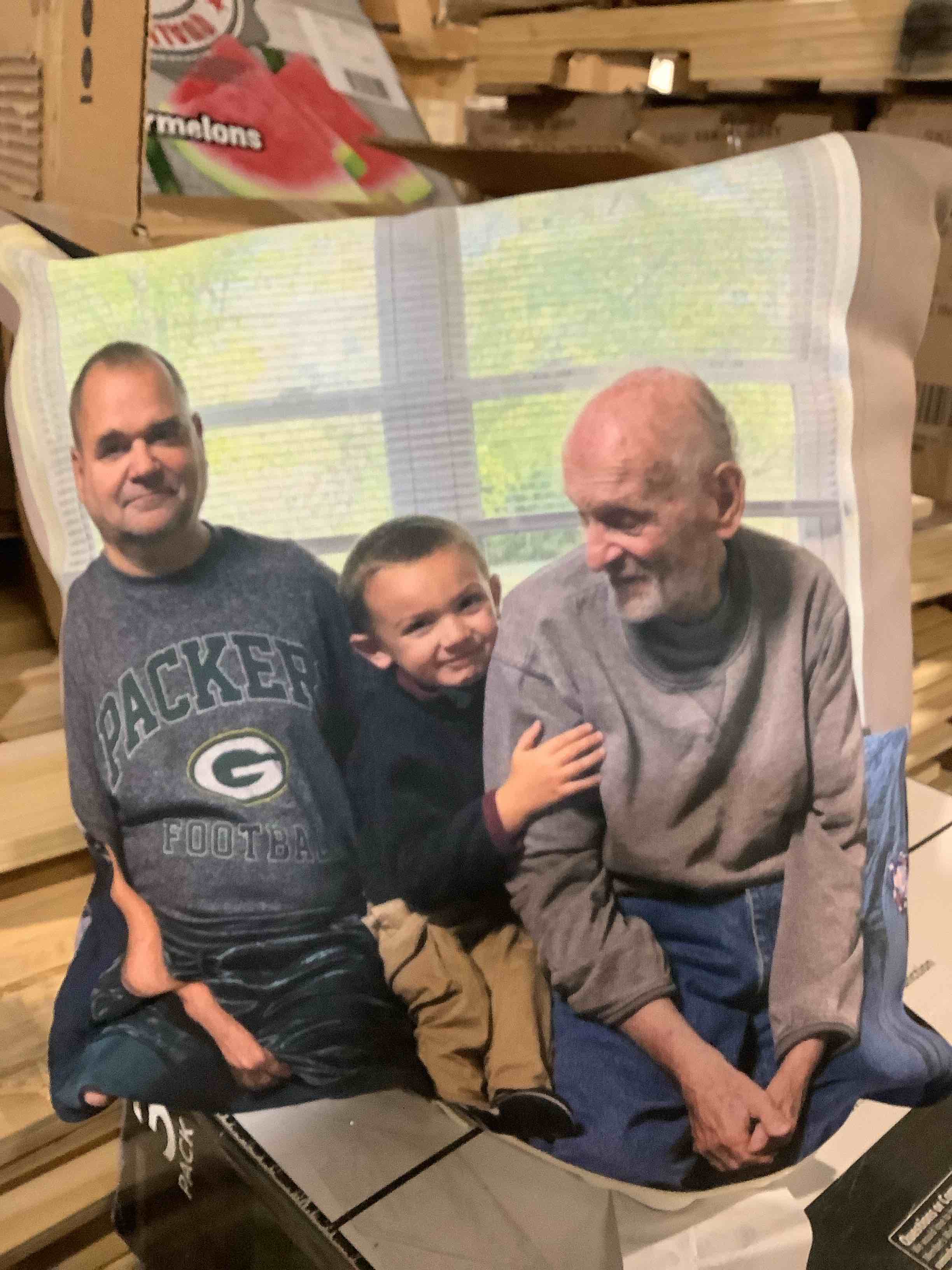 Green Bay Packer Pillow “The Boys”