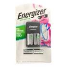 Energizer Recharge Plus USB Charging Port Including 4 Pre-Charged AA and AAA Batteries