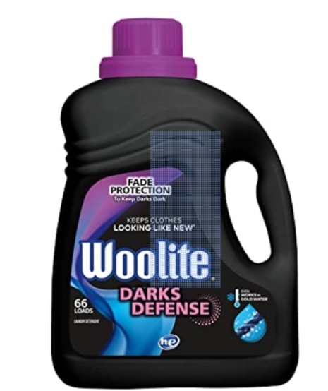 Woolite Darks Defense Liquid Laundry Detergent, Woolite Dark, Laundry Detergent, 66 Loads, 100 Fl Oz, HE & Regular Washers, Packaging May Vary