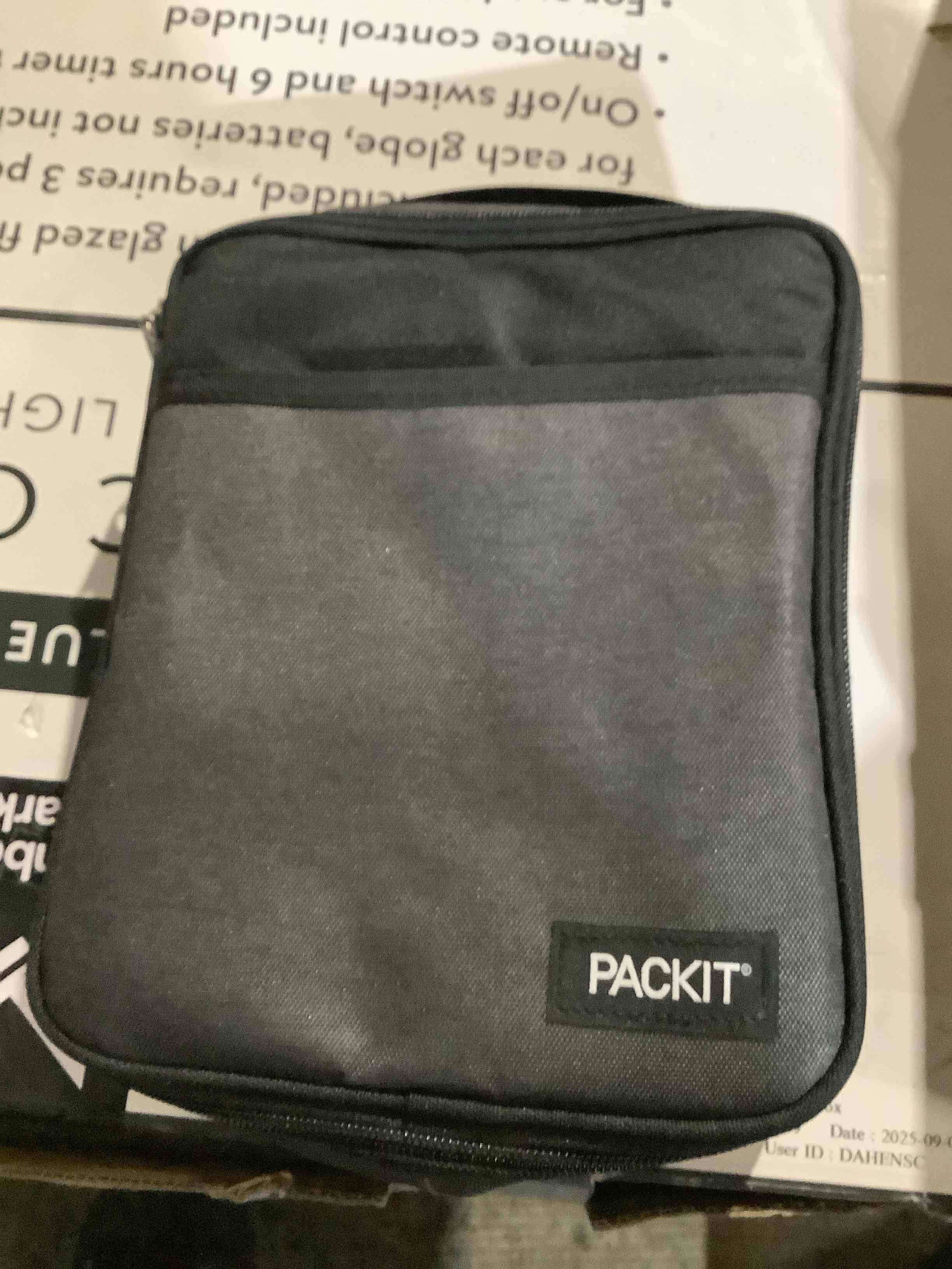 PACKIT black lunch box