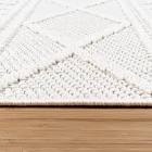 Gertmenian Indoor Boho Area Rug - 6x9 Medium, Durable, Non-Shedding & Stain Resistant, Ideal for High Traffic Areas in Living Room, Bedroom, Dining Room - Lana Cream, 26218