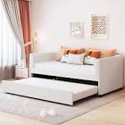 Upholstered daybed with twin size ER, W1413124455, incomplete 