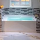 60” Acrylic Rectangular Alcove soaking bathtub, PHO-154okuhr