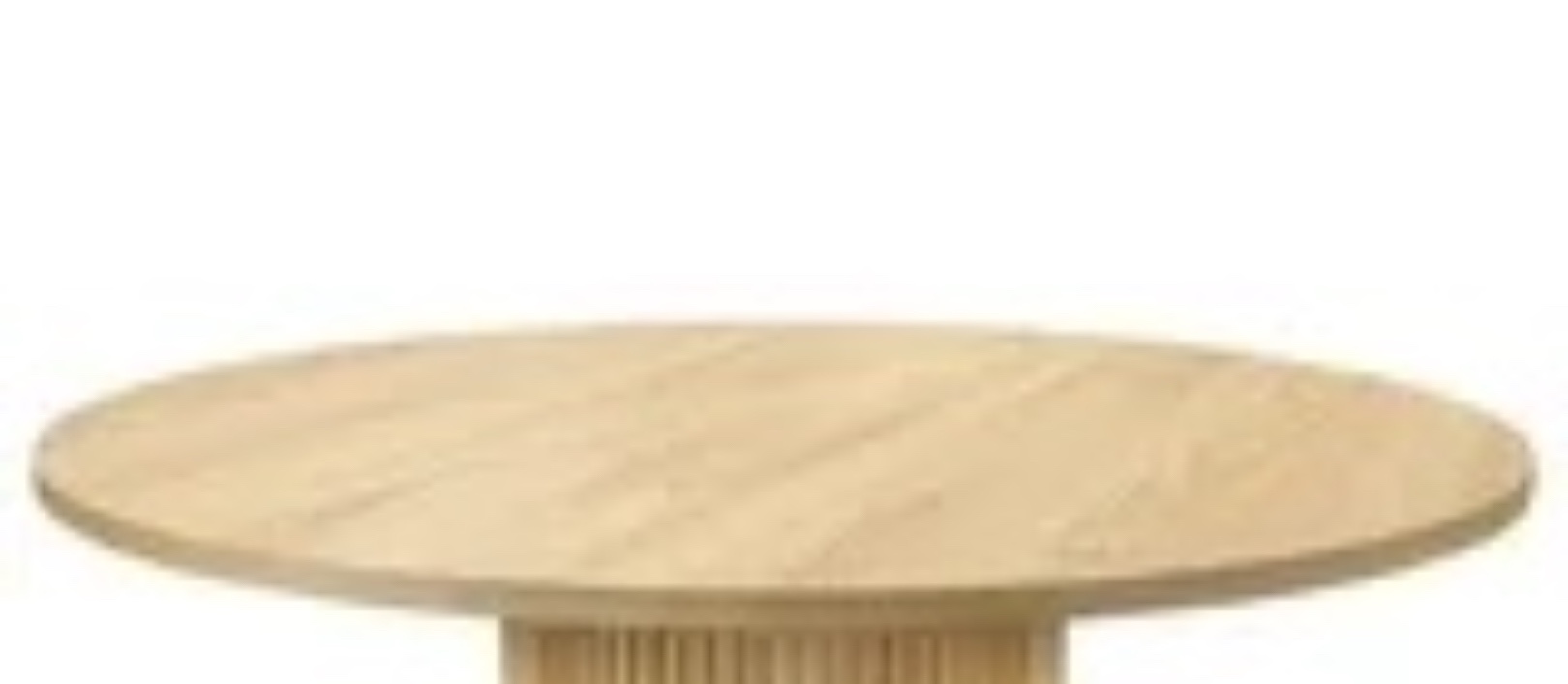 40" Round Dining Kitchen Table,Ash Solid Wood,4 to 6 Persons,Natural