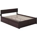 Bueno Park solid wood platform bed, E – 67102, incomplete