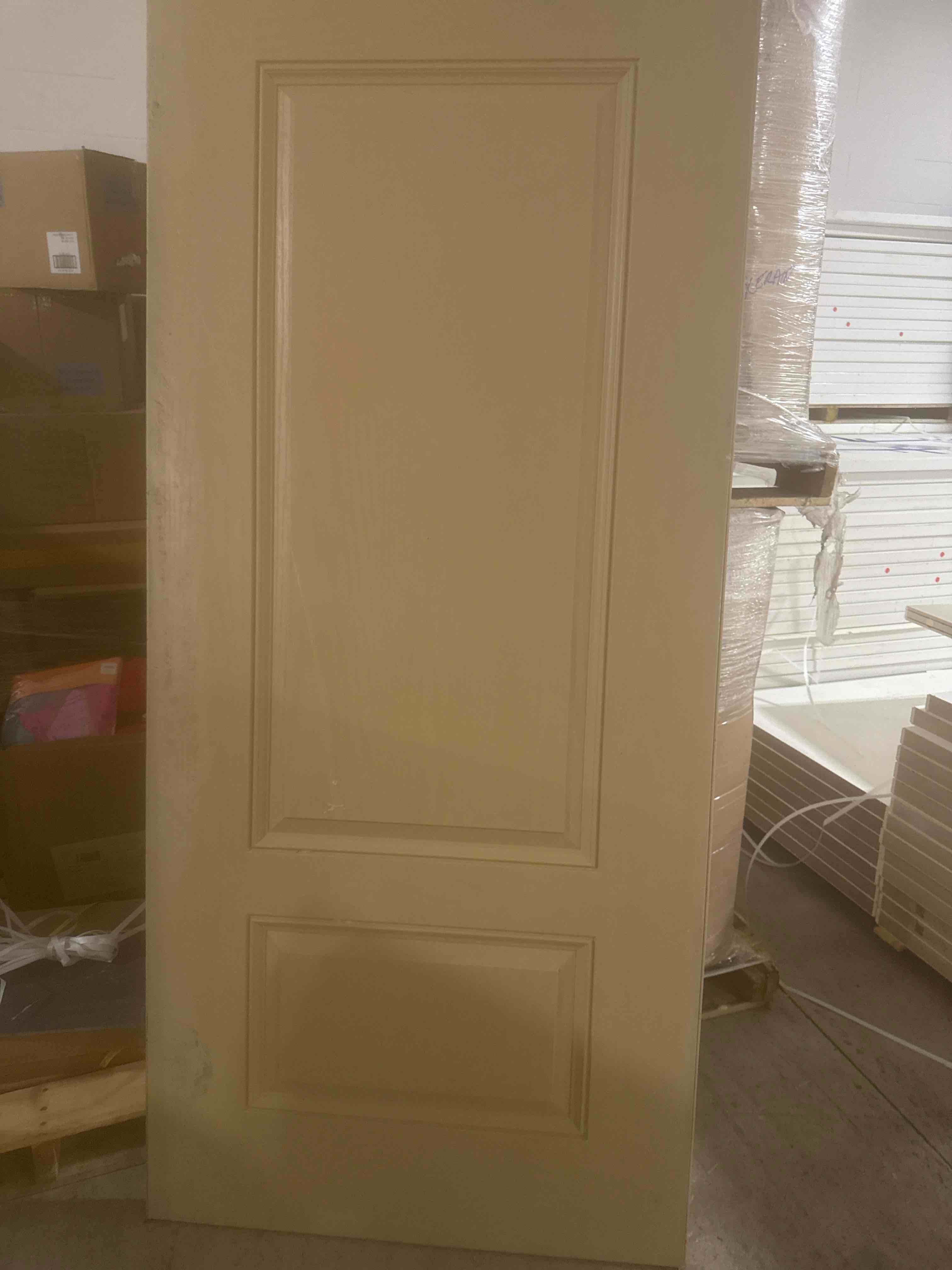 36” x 80” 2 panel exterior door slab