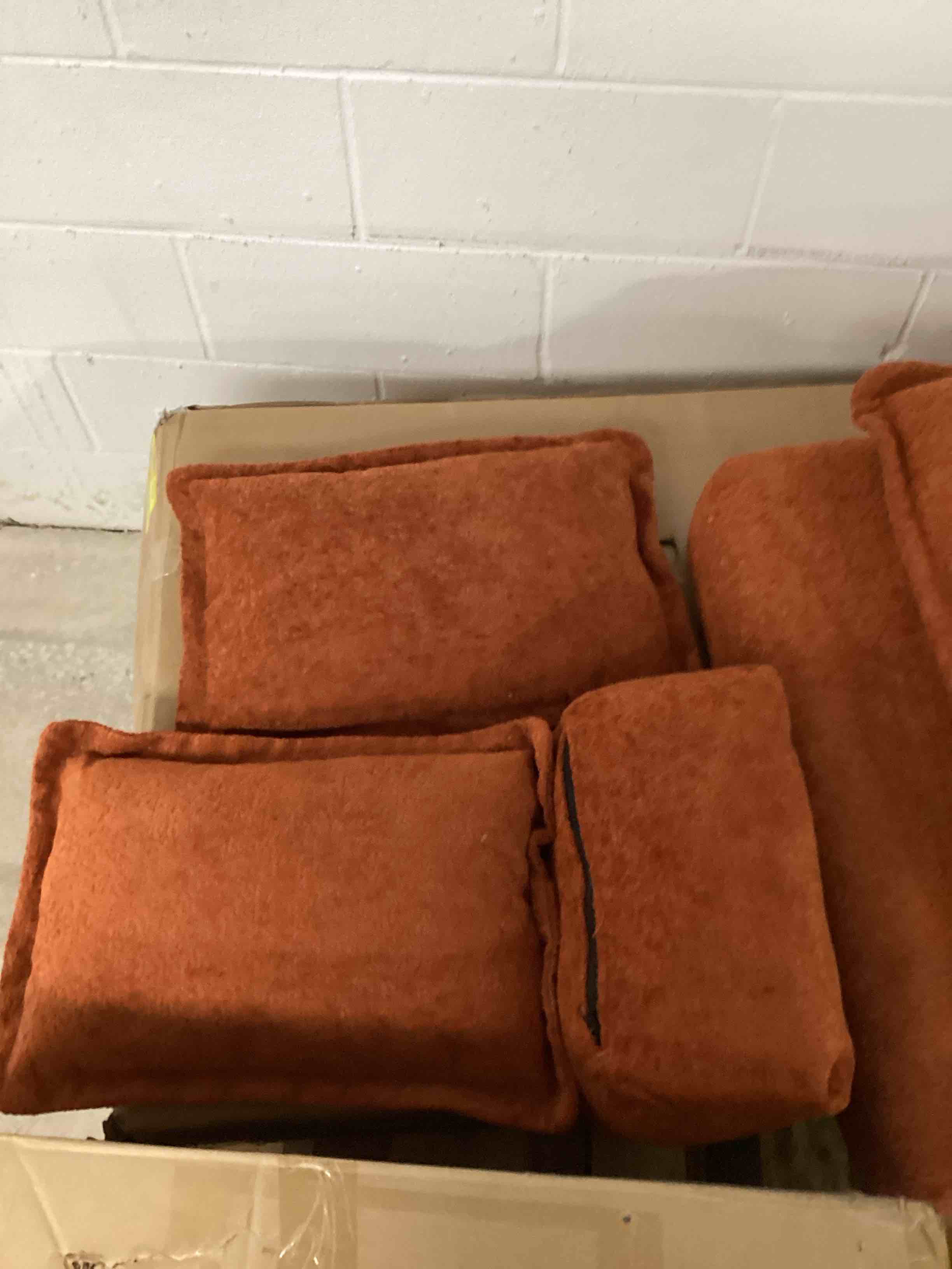 Spare furniture cushions 