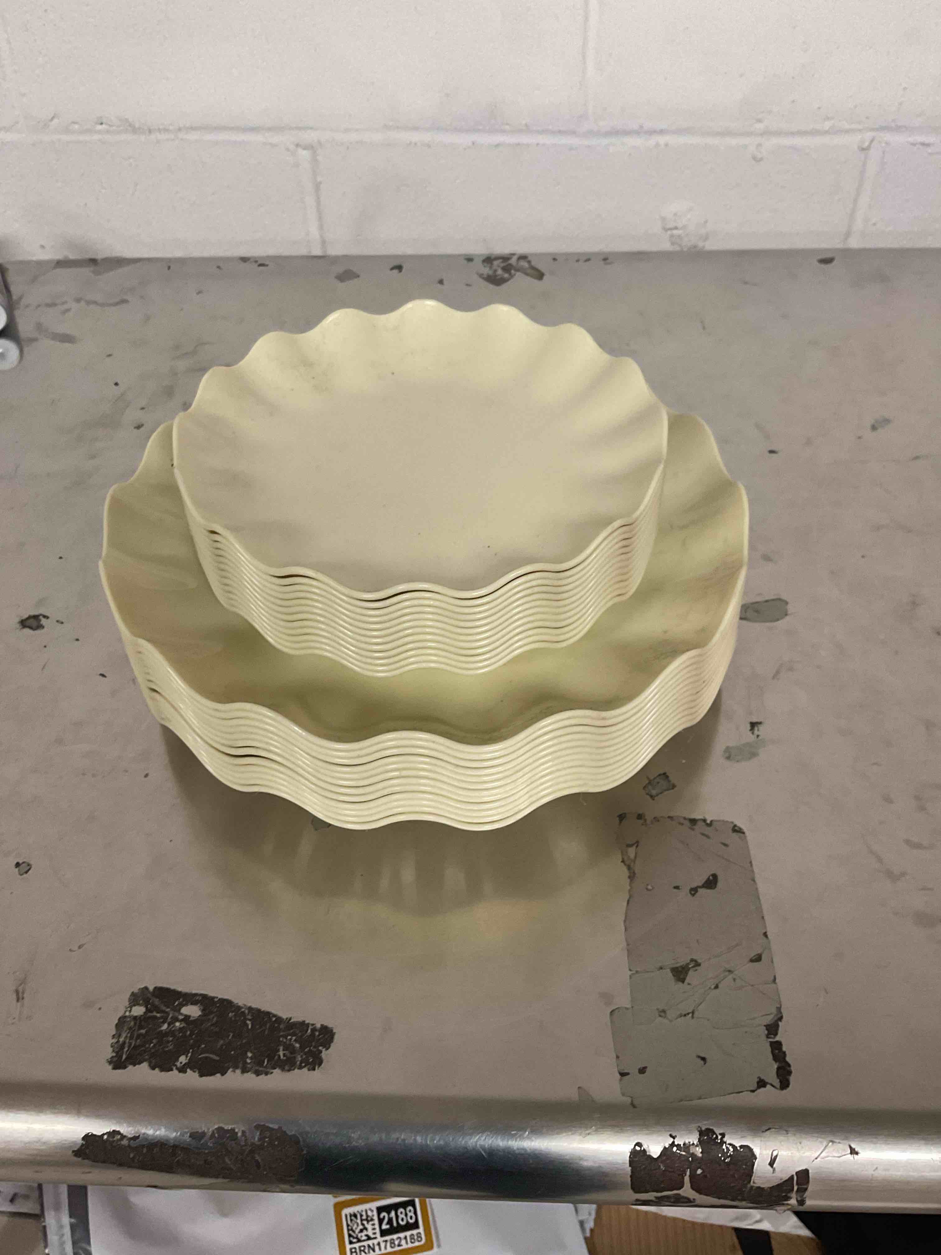 small and large plate set