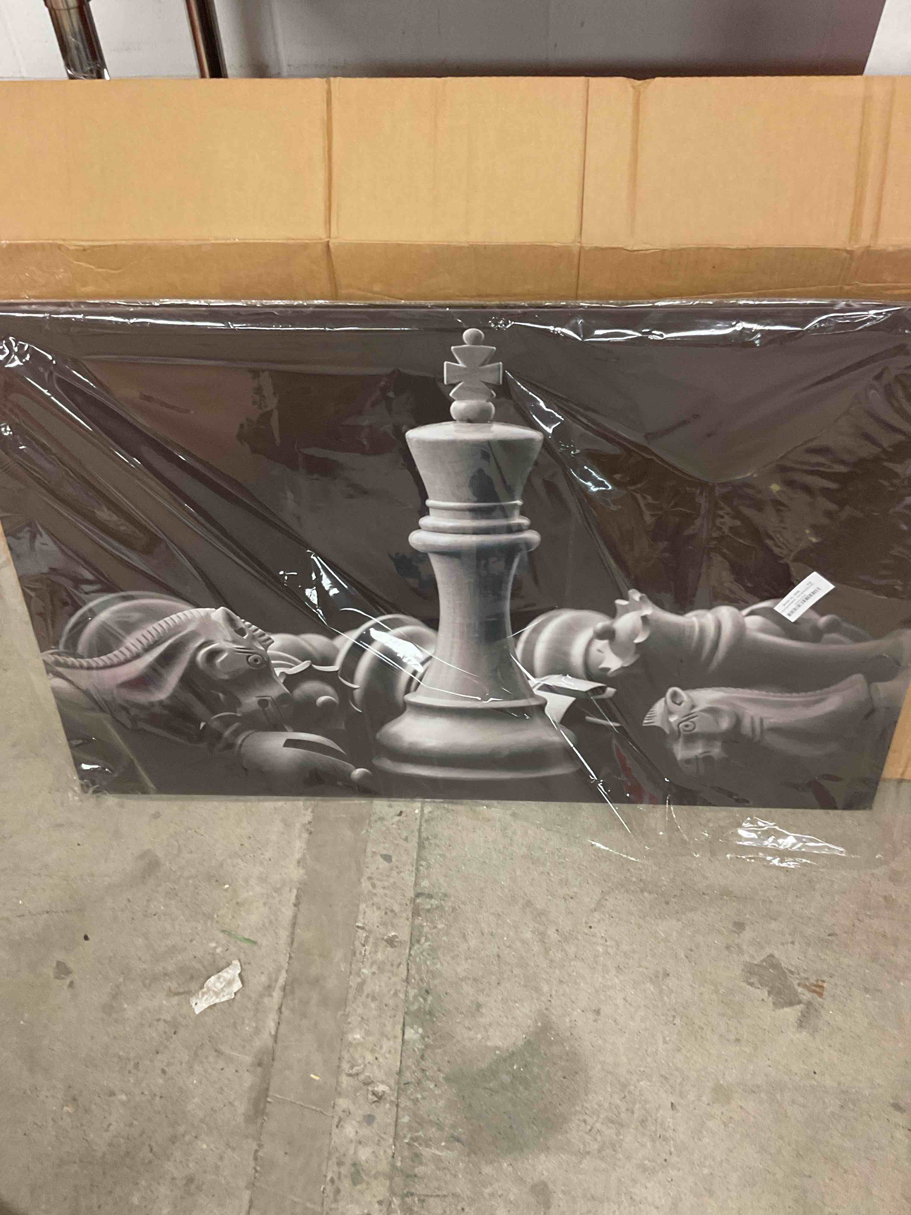 chess canvas wall art