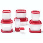 rubbermaid 50-piece easyfindlids vented food storage set