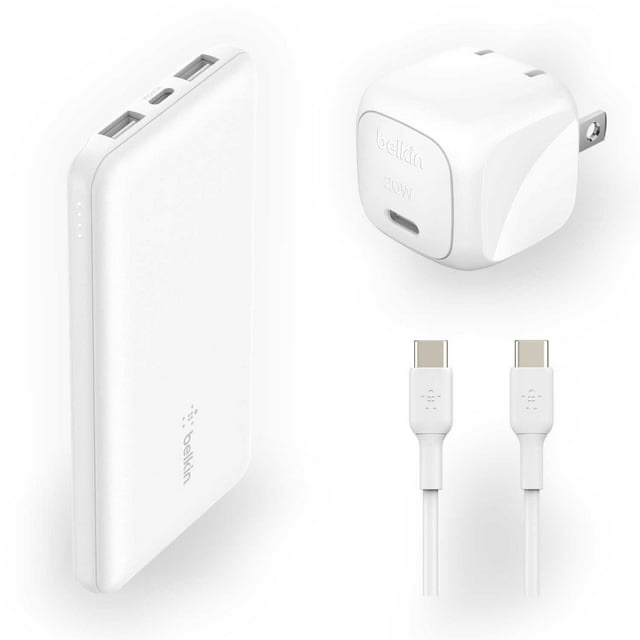Belkin Boost Charge 20W Wall Charger with 10k Powerbank Bundle
