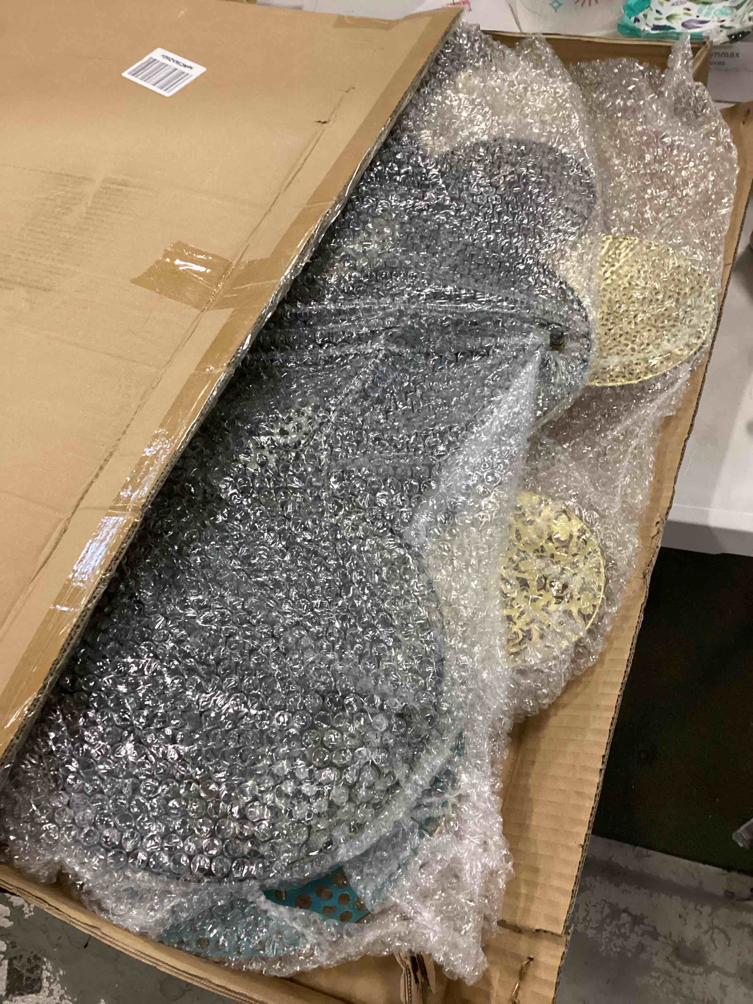 edaknez Large Metal Wall Art, Metal Flower Wall Decor for Living Room