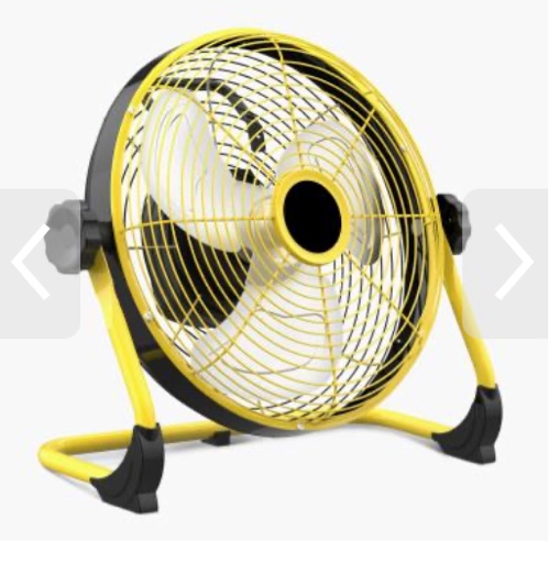 The 12" Cordless 24 Hour Outdoor Fan