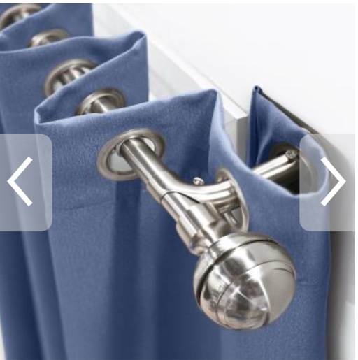The Complete Blockout Curtain Rod (72"-144")