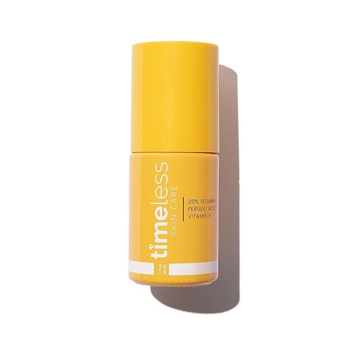 ASSORTED OF ,,Timeless Skin Care Vitamin C Serum with Vitamin E & Ferulic Acid - Brightening Serum - for Oily & Dry Skin - Fragrance-Free - 1