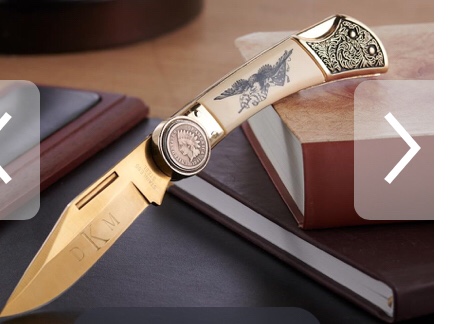 Civil War Indian Head Penny Knife