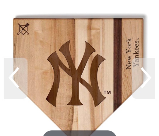 The Baseball Fan's Home Plate Cutting Board