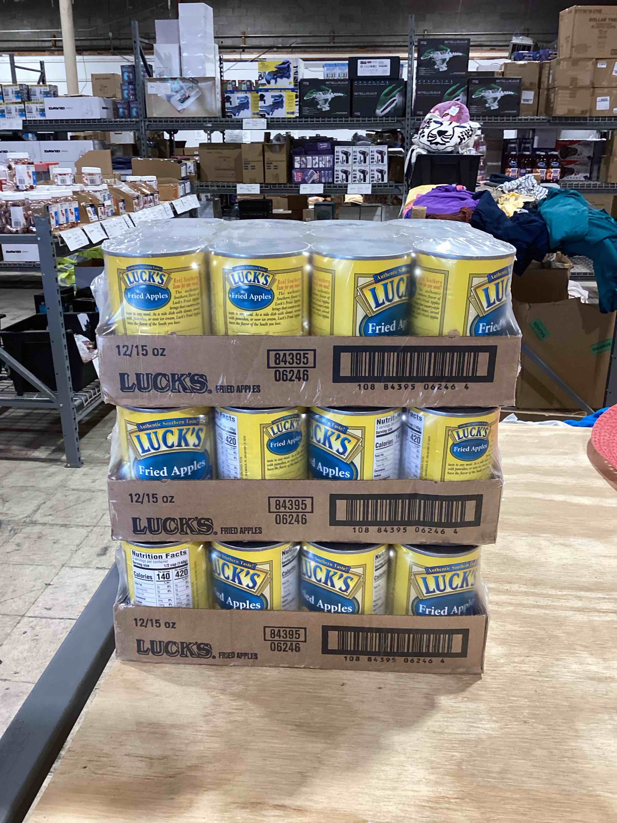 Condition photo showing Brand New for 3 cases of 12 bb may 3, 2025 fried apples