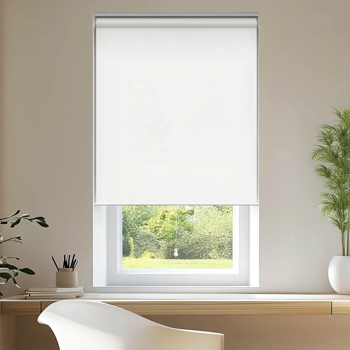 cordless roller blinds 62”w x 61.8”h